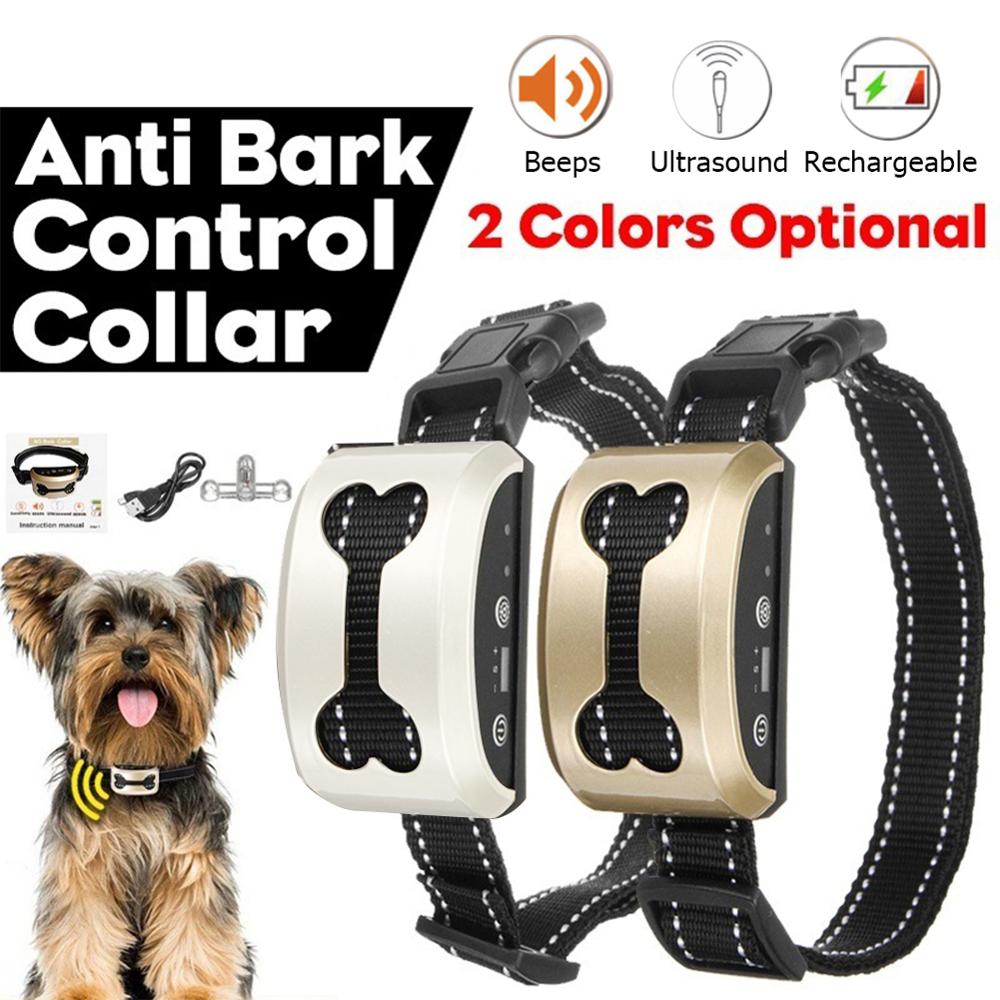 Rechargeable Anti Bark Control Adjustable Collar Waterproof