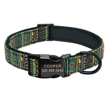 Load image into Gallery viewer, Dog Collar Personalized ID Tag and Matching Leash
