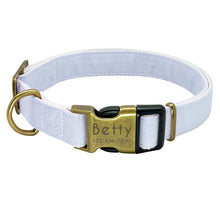 Load image into Gallery viewer, Personalized Nylon Dog Collar/Custom Engraved
