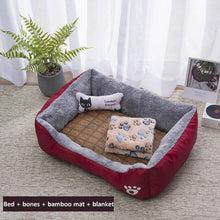 Load image into Gallery viewer, Soft Fleece Dog Bed
