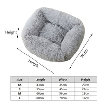 Load image into Gallery viewer, Plush Pet Soft Square Bed
