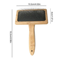 Load image into Gallery viewer, Bamboo Handle Stainless Steel Brush
