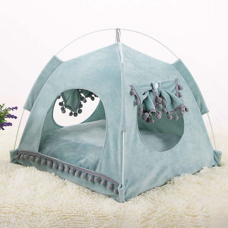 Portable Cat Tent Cave Bed