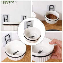 Load image into Gallery viewer, Wall-Mounted Ceramic Cat/Dog Bowls

