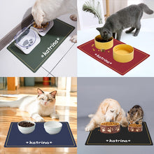Load image into Gallery viewer, Personalized Dog/Cat Waterproof Placemat
