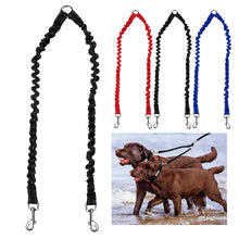 Load image into Gallery viewer, Double Bungee Two Dogs Leash Splitter
