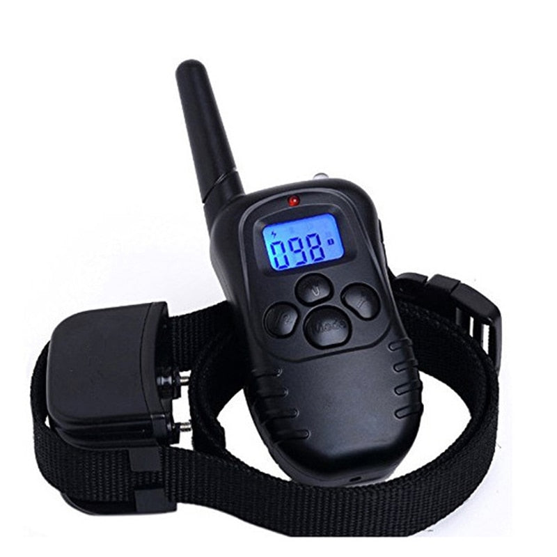 Rechargeable/Waterproof Electronic Training Collar With LCD Display
